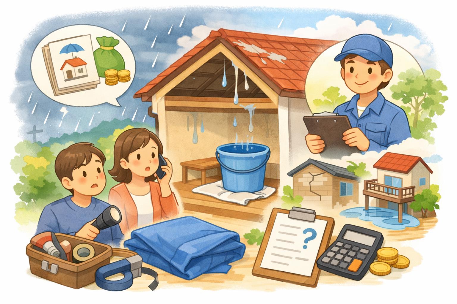 雨漏り調査・修繕 けんおうリノベーション